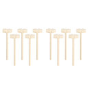 10pcs Mini Wooden Mallet Wood Hammer for Leather Craft Carving Stamping K i d