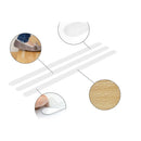 Bathroom Rubber PEVA Anti-Slip Strip 2cm*38cm Anti-Slip Tape White