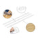 12x Anti Slip Bath Grip Stickers Non-Slip Shower Strip Pad Flooring Safety Tape