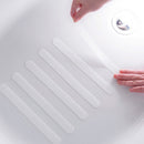 Bathroom Rubber PEVA Anti-Slip Strip 2cm*38cm Anti-Slip Tape White