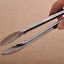 New Tongs Stainless Steel Grilling BBQ Kitchen Clip Lock Tong Cutlery