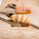 New Tongs Stainless Steel Grilling BBQ Kitchen Clip Lock Tong Cutlery