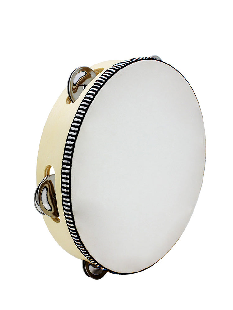 Wooden Radiant Tambourine Handbell Hand Drum with Double High Quality