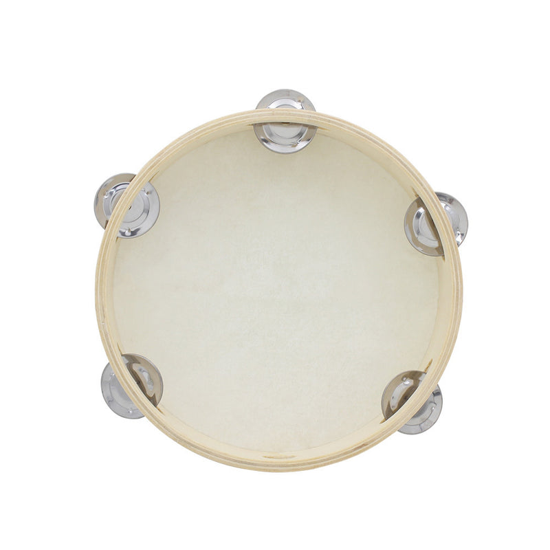 Wooden Radiant Tambourine Handbell Hand Drum with Double High Quality