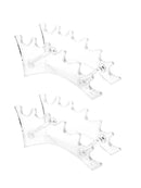 Pen Brush EyeBrow Pencil Display Stand 12-Slots Premium Clear Acrylic Holder*2