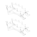 Pen Brush EyeBrow Pencil Display Stand 12-Slots Premium Clear Acrylic Holder*2