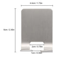 Power Cord Storage Rack Plug Hook Stainless Steel Socket Hook Manual Razor Shelf