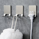 Power Cord Storage Rack Plug Hook Stainless Steel Socket Hook Manual Razor Shelf