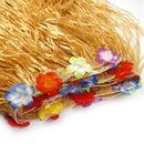 Tropical Hawaiian Luau Table Grass Skirt + Flowers BBQ Party Festival DIY * 1 pc