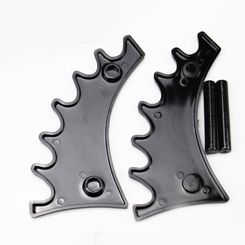 Makeup Brush Eyeshadow Pencil Pen Clear Acrylic Display Stand 6Rooms Hold Hot 2x