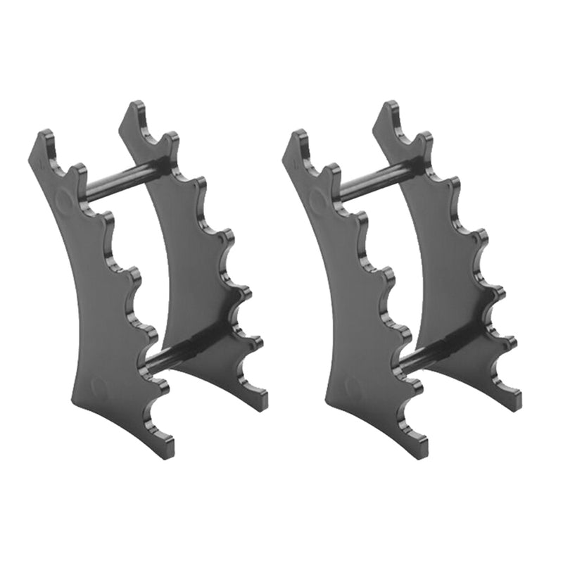 Makeup Brush Eyeshadow Pencil Pen Clear Acrylic Display Stand 6Rooms Hold Hot 2x