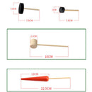 Wooden Christmas Snowman Dress Up Set Accessories Family Suits Kit Decor