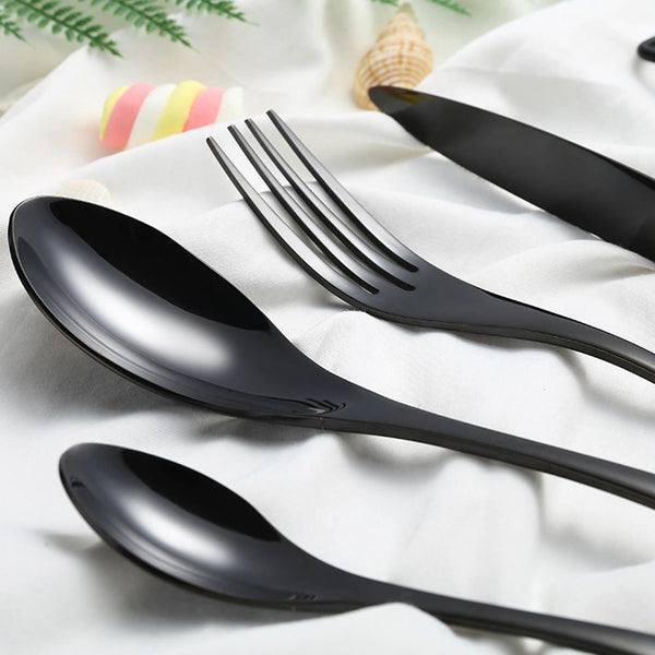 Stainless Steel Cutlery Set 4 Pcs (1 table spoon,tea spoon,fork,dessert spoon)