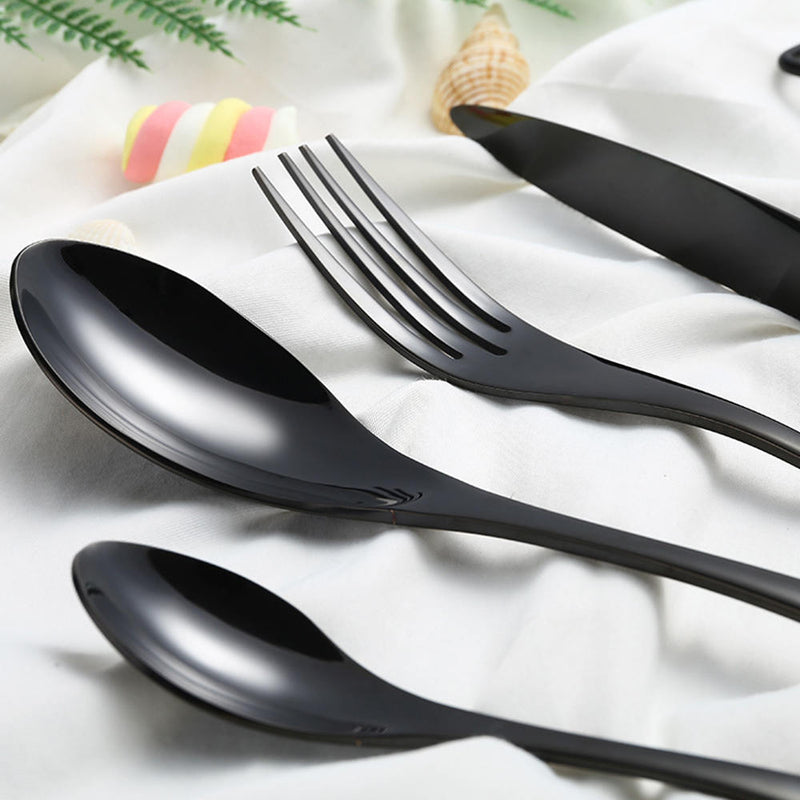 Stainless Steel Cutlery Set 4 Pcs (1 table spoon,tea spoon,fork,dessert spoon)