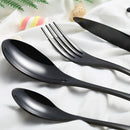 4 Pcs/Set Stainless Steel Fork Spoon Chopstick Outdoor Camping Cutlery Tableware