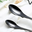 4 Pieces Black Cutlery Set for Modern Forks Spoons Knives Portable Use