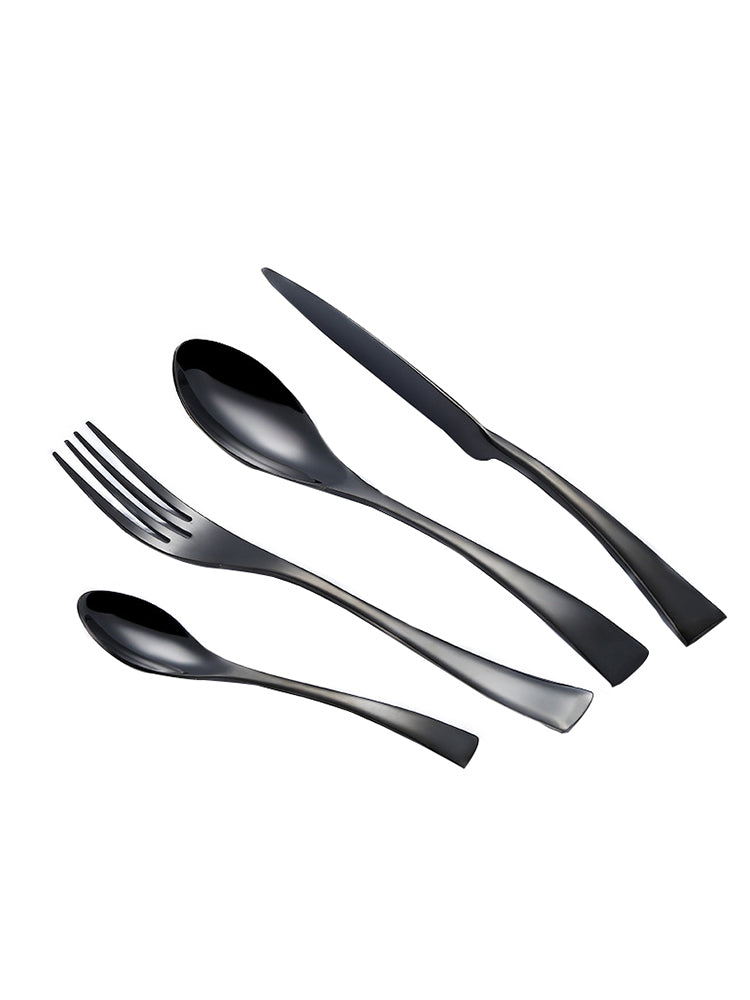 Stainless Steel Cutlery Set 4 Pcs (1 table spoon,tea spoon,fork,dessert spoon)