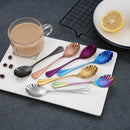 7*Spoon Teaspoon Coffee Sugar Gift Christmas Dessert Stainless Steel Cutlery New