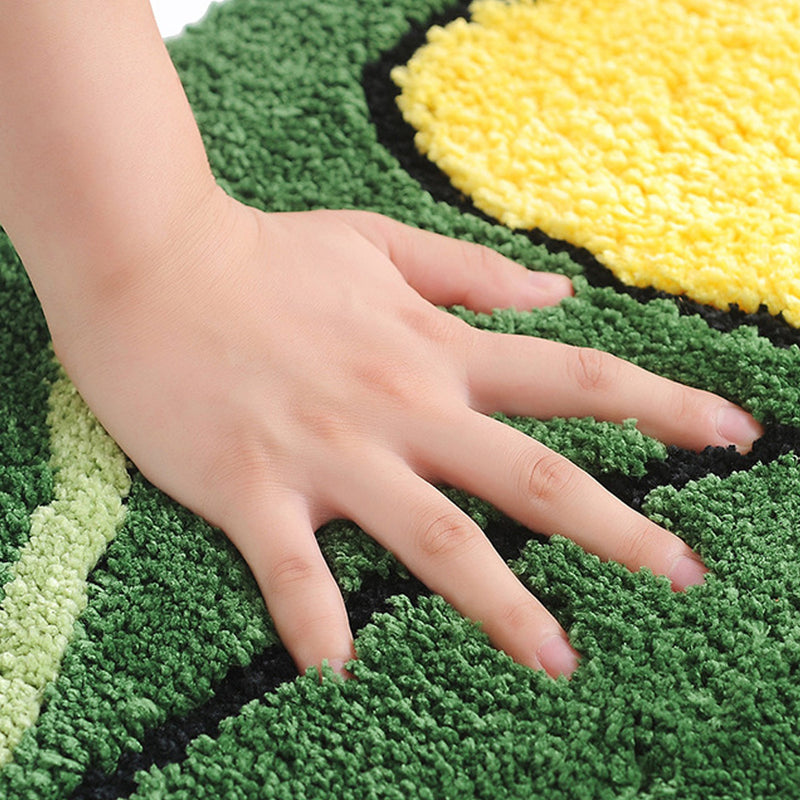 Big Non-Slip Kitchen Sunflowers Floor Entrance Bathroom Bath Rug Door Mat Carpet