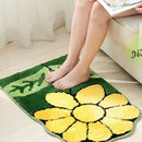 Kitchen Bathroom Sunflowers Retro Board 40*60cm Floor Non-Slip Bath Door Mat Rug