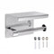 Stainless Steel Toilet Paper Holder Bathroom Roll Tissue Rack Storage Shelf New