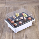 10 Sets Seed Trays 12 Cells Seedling Starter Tray Garden Plant Germination