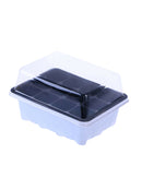 10x Seed Starter Propagation Tray 12 Cell Seedling Plant Clone Greenhouse Dome
