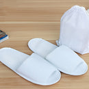 2 Pairs Spa Hotel Guest Slippers Open Toe Towelling Disposable Terry Style New
