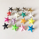 Mixed Acrylic Spacer Beads Five-pointed Star Transparent Rainbow Beads 200pcs