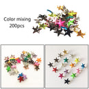 200x Punk Rock Pyramid Dome Star Round Metal Nailhead Spike Rivets Studs Hot