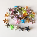 Mixed Acrylic Spacer Beads Five-pointed Star Transparent Rainbow Beads 200pcs