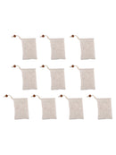 10pcs Cotton and Linen Soap Bag Natural Plant Fiber Handmade Soap Bag Foam Net