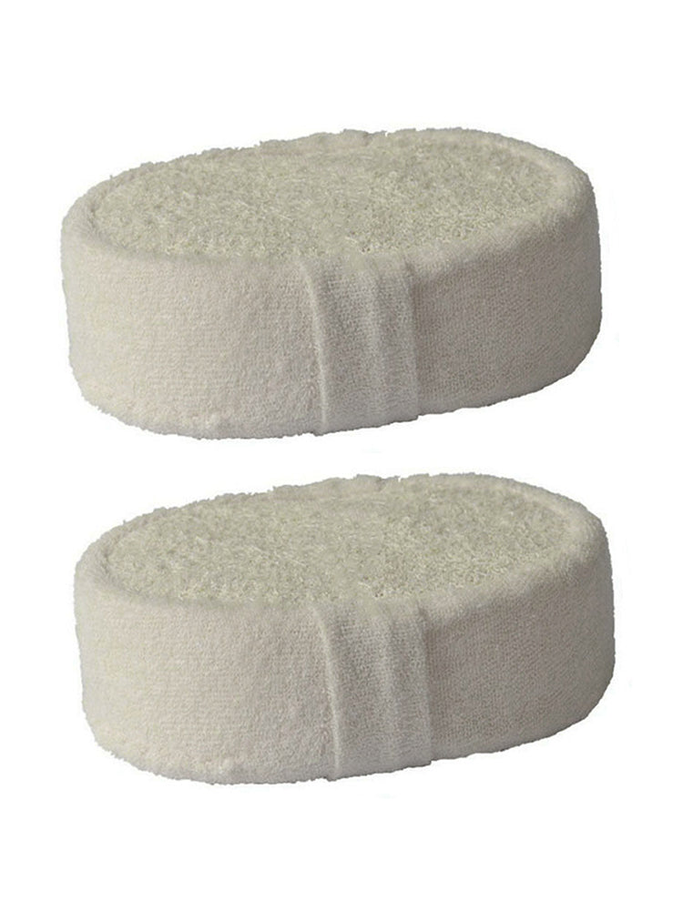 2 Pcs Natural Loofah Luffa Loofa Bath Shower Wash Body Sponge Scrubber Towel