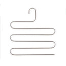 1 PC Tie Rack Hanger Foldable Closet Hanger Multi Layer Skirt Trousers Hanger