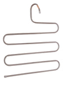 Pants Trouser Scarf Non-slip Hanger 5 Layer Multi-purpose Organizer Rack S Type