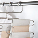 1 PC Tie Rack Hanger Foldable Closet Hanger Multi Layer Skirt Trousers Hanger