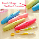 Portable Tooth brush Protect Holder Cover Travel Hiking Camping Case Box Tube