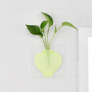 4 DIY Magic Rubber Silicone Sticky Flower Wall Hang Vase Container Floret Bottle