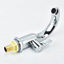 Chrome Basin Cooper Tap Handle Spout Sink Bath Faucet High Quality Adjust