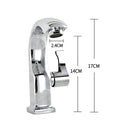 1 PC Chrome Kitchen Bathroom Basin Single Handle Spout Sink Bath Faucet Copper