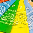 Unisex Bandana Cotton Paisley Print Scarf Head Wrap Neck Headband