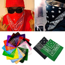 Head Scarf Bandanas Wrap Headband Neck Neckerchief Paisley Design 100% Cotton