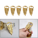 Bottle Opener for Men Fashion Metal Feather Shape Archaistic Beer Bottle Opener