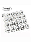 200 pcs Diamante Wall Decor Crystal Upholstery Headboard Sew Buttons Nails