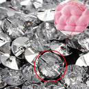 200 pcs Diamante Wall Decor Crystal Upholstery Headboard Sew Buttons Nails
