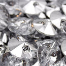 200x Diamante Decorate Crystal Upholstery Sofa Headboard Sew Buttons Nails