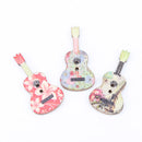 100pack Wood Love Guitar Handmade 2 Holes Wooden Buttons Sewing Scrapbooking DIY