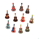 100pack Wood Love Guitar Handmade 2 Holes Wooden Buttons Sewing Scrapbooking DIY