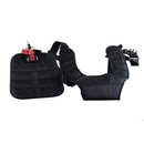 Black Double Breasted Strimmer Shoulder Harness Strap For Brush Cutter & Trimmer