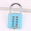 1 x Anti-theft Ten-Digit Button Fixed Password Lock Zinc Alloy Blind Code Hot